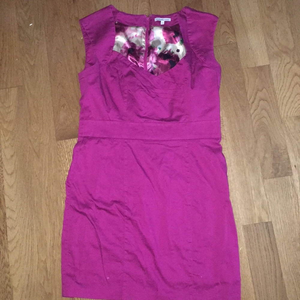 Fuchsia Charlotte Russe cocktail dress